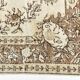 6x10 Turkish Cream & Brown Oriental Vintage Rug, 177x296Cm