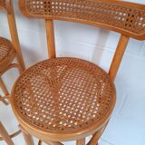 4 vintage bentwood stools and canning