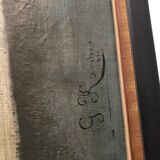 Painting XIXth framed