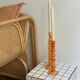 Candlestick candlestick design retro orange