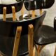 Set of 6 restored Luterma "banana" chairs