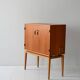 Meuble bar scandinave vintage en teck, années 1950