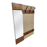 Vintage wall coat rack hall wardrobe 1960