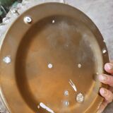 Ceiling lamp in iridescent glass