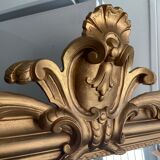 Nineteenth century pediment mirror