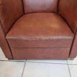 Ancien fauteuil club moustache