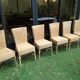 6 chaises vintage en bambou et osier 70's