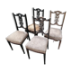 Lot 4 chaises "Chippendale"
