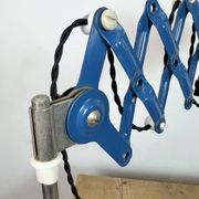 Industrial East German Scissor Lamp from VEB Zweckleuchtenbau Dresden, 1950