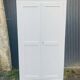 Armoire ancienne parisienne blanche intérieur bleu majorelle