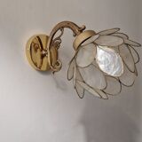Duo appliques fleurs de nacre