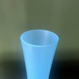 Vase opaline bleu