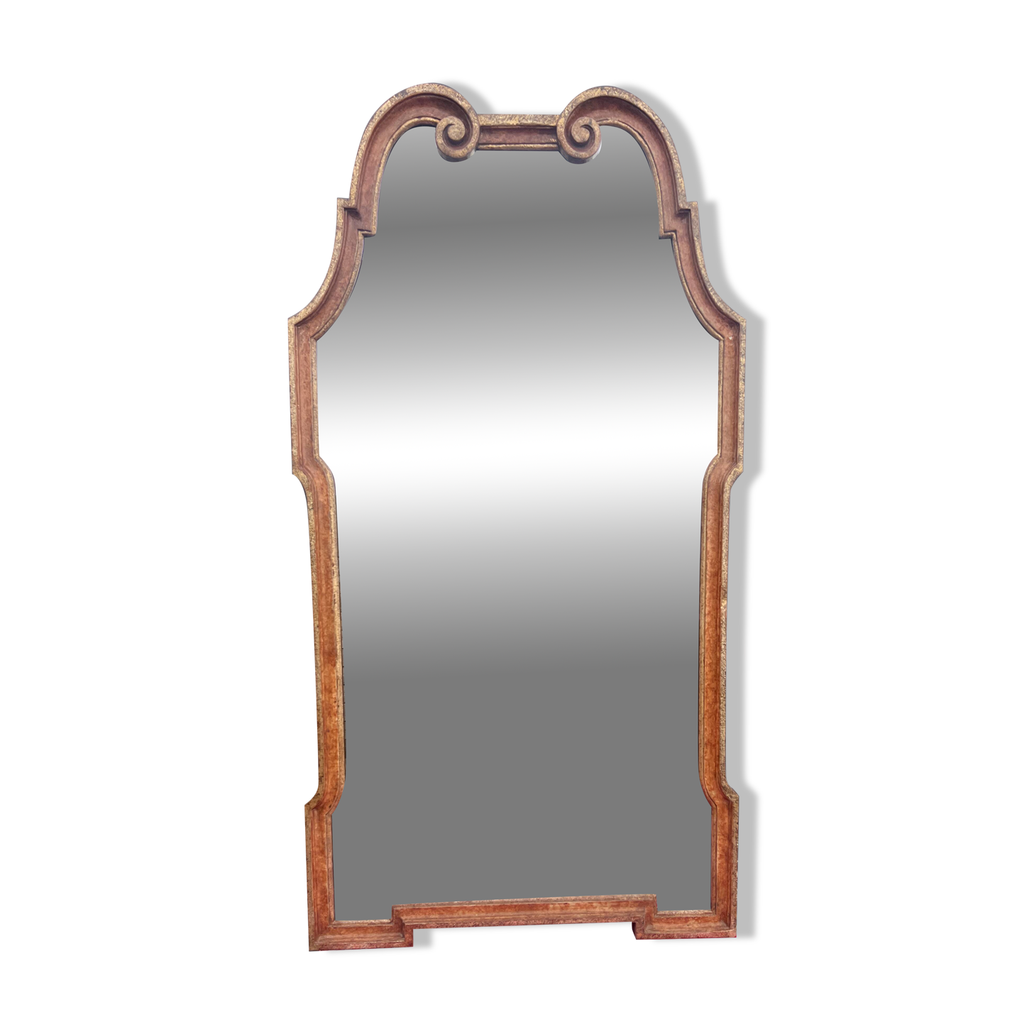 Wooden and stucco mirror, Dutch style