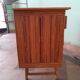 Commode vintage rotin et bambou années 50