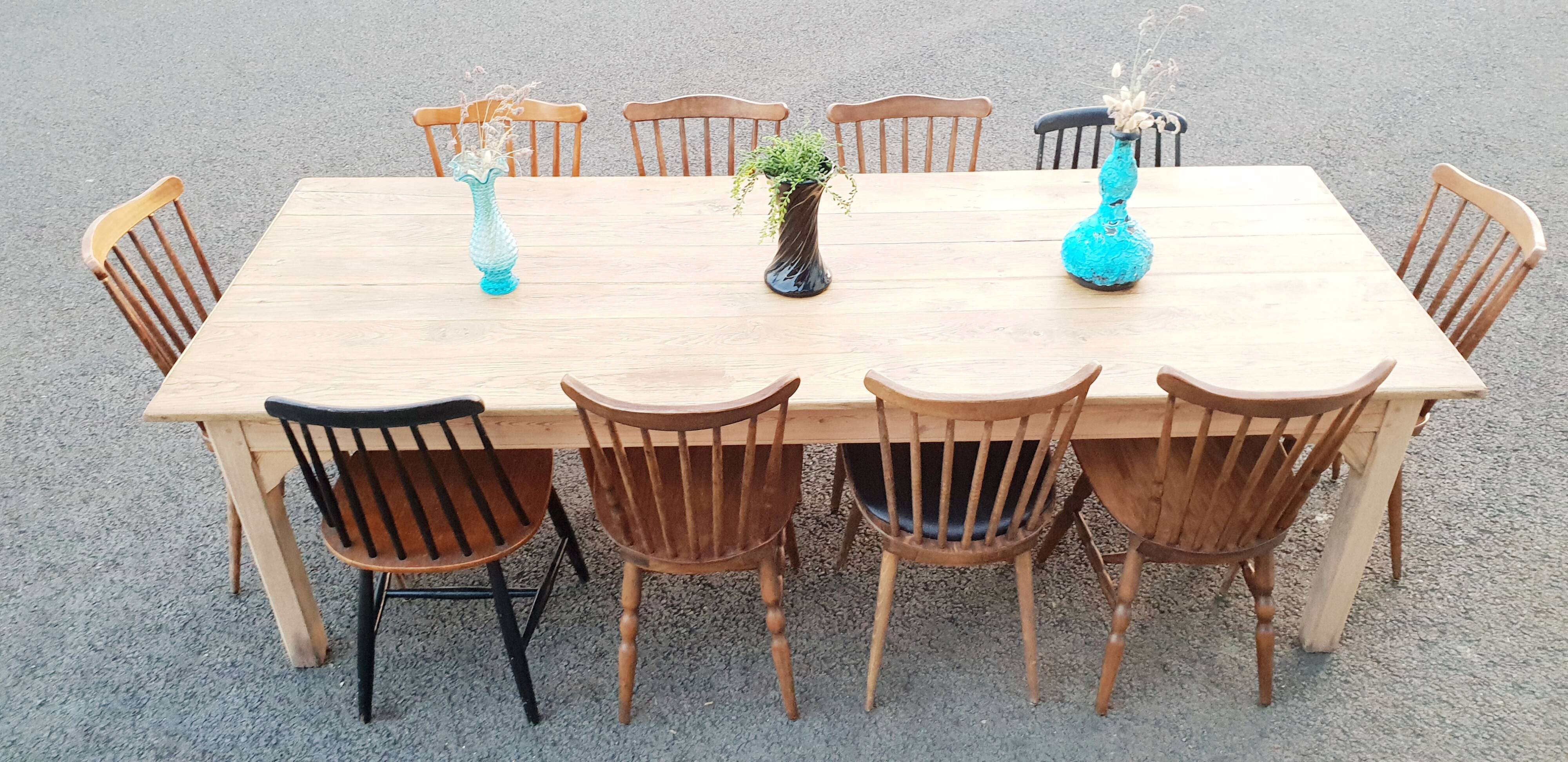 Vintage farm table