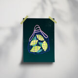 Illustration "bag with lemons"