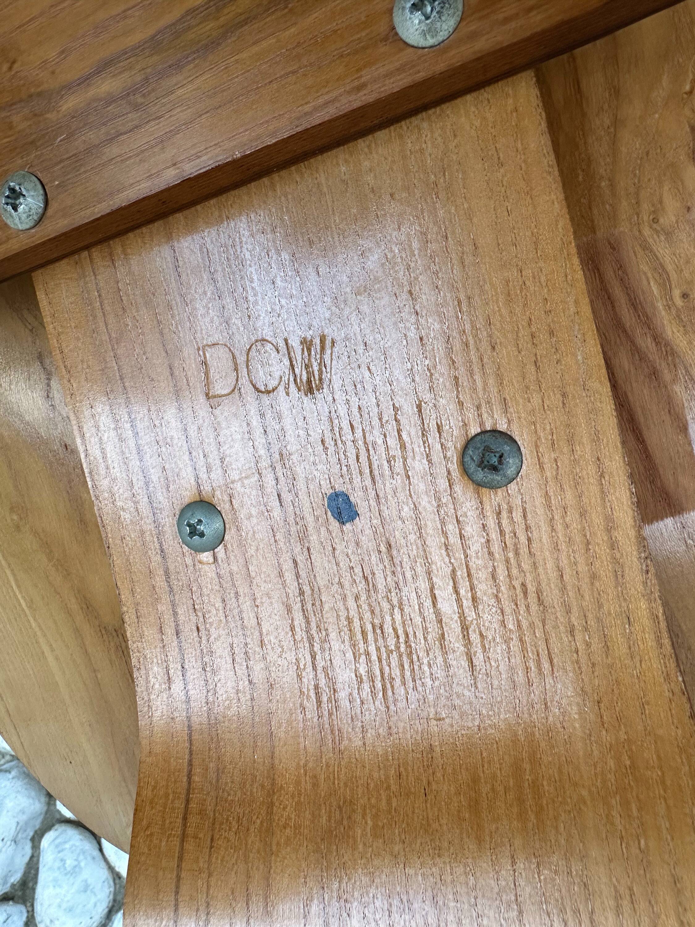 DCW chair in walnut by Charles & Ray Eames for Herman Miller, 1950-53