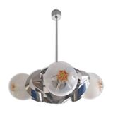 Mazzega Murano Space Age Chandelier 70s
