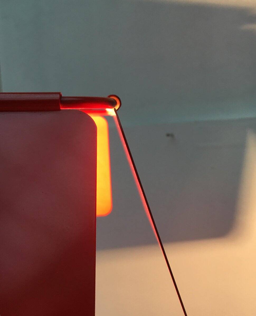 Italian Suspension Diaphragm by Fabio Lenci for Guzzini, 1970s