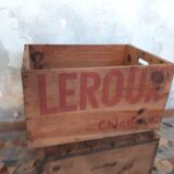 Chicorée Leroux wooden case
