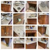Marble top sideboard