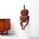 Yves Rhayé, XL Biomorphic Terracotta Sculpture