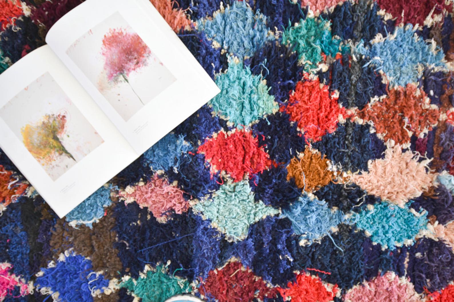 Carpet boucherouite Moroccan 145x280cm