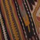 Vintage Turkish kilim, handwoven, 166x369 cm.