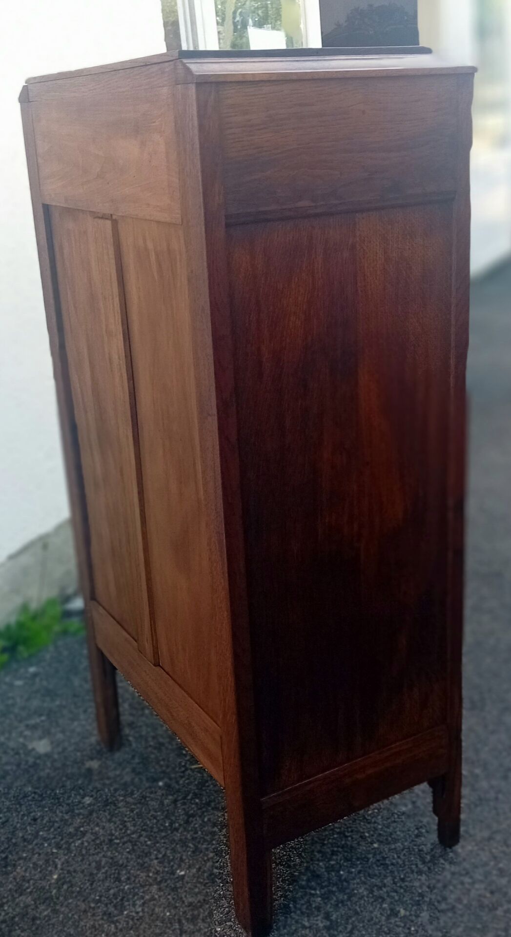 Art Deco oak jam cabinet