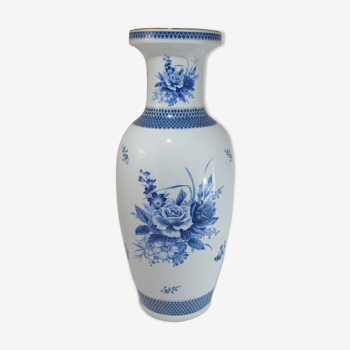 Vase bleu blanc Chine