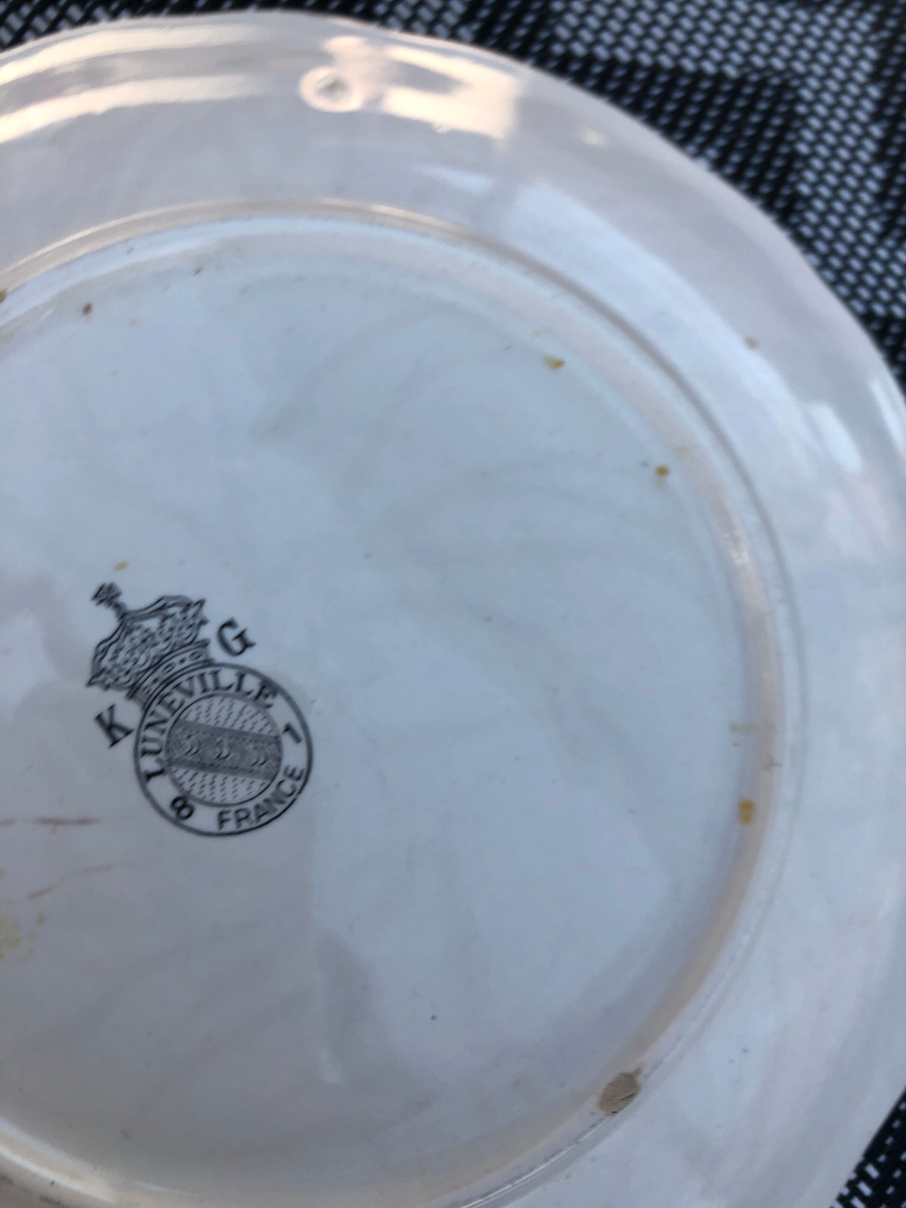 Cup with saucer Luneville