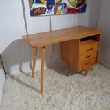 Vintage desk shape bean feet compass year 60