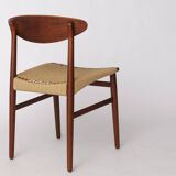 Mid-Century Teak Dining Chair by Larsen & Bender Madsen for Naestved Møbel