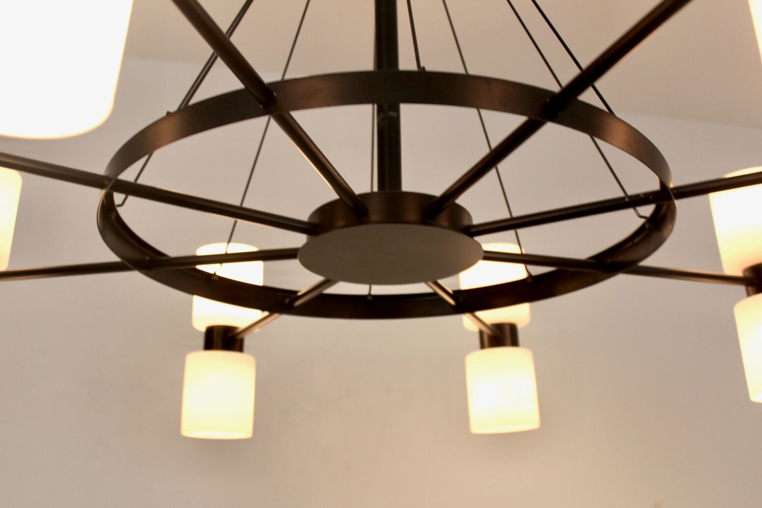 Zonnewende sixteen light chandelier by JW Bosman for Raak Amsterdam 1965