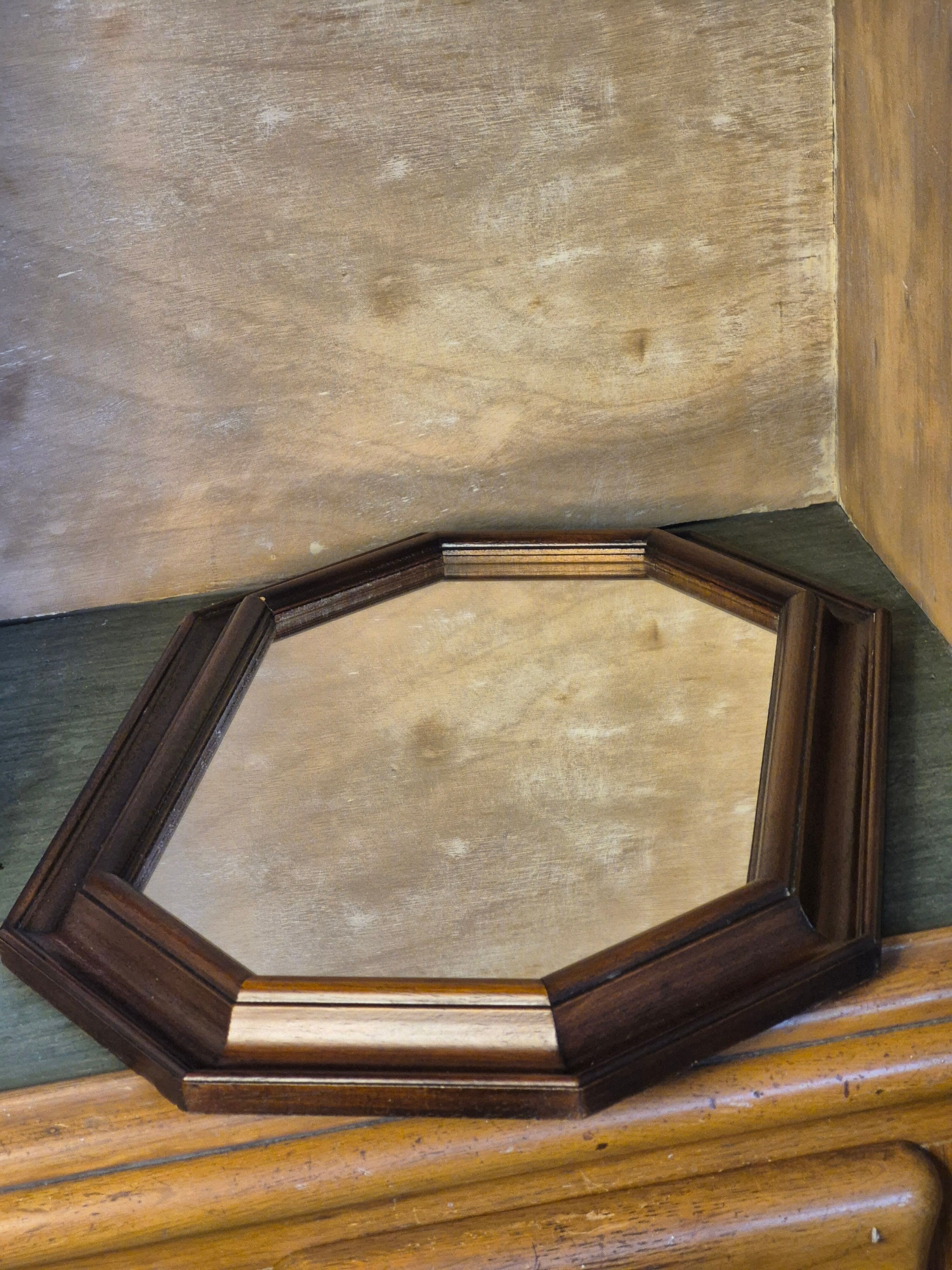Wooden mirror