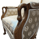 French Empire Bergère with Swan Necks