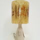 Vintage Accolay lamp in resin and ceramics