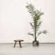 Antique Wabi Sabi Primitive oak stool