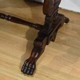 Desk Table with Shutters in Solid Rosewood, Restoration Period – Early 19th Century