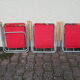 Lot 3 fauteuils fleuris pliable pour jardin ou balcon