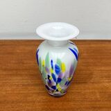 Postmodern glass vase by Hans Jürgen Richartz for the Richartz art collection, 1980s.