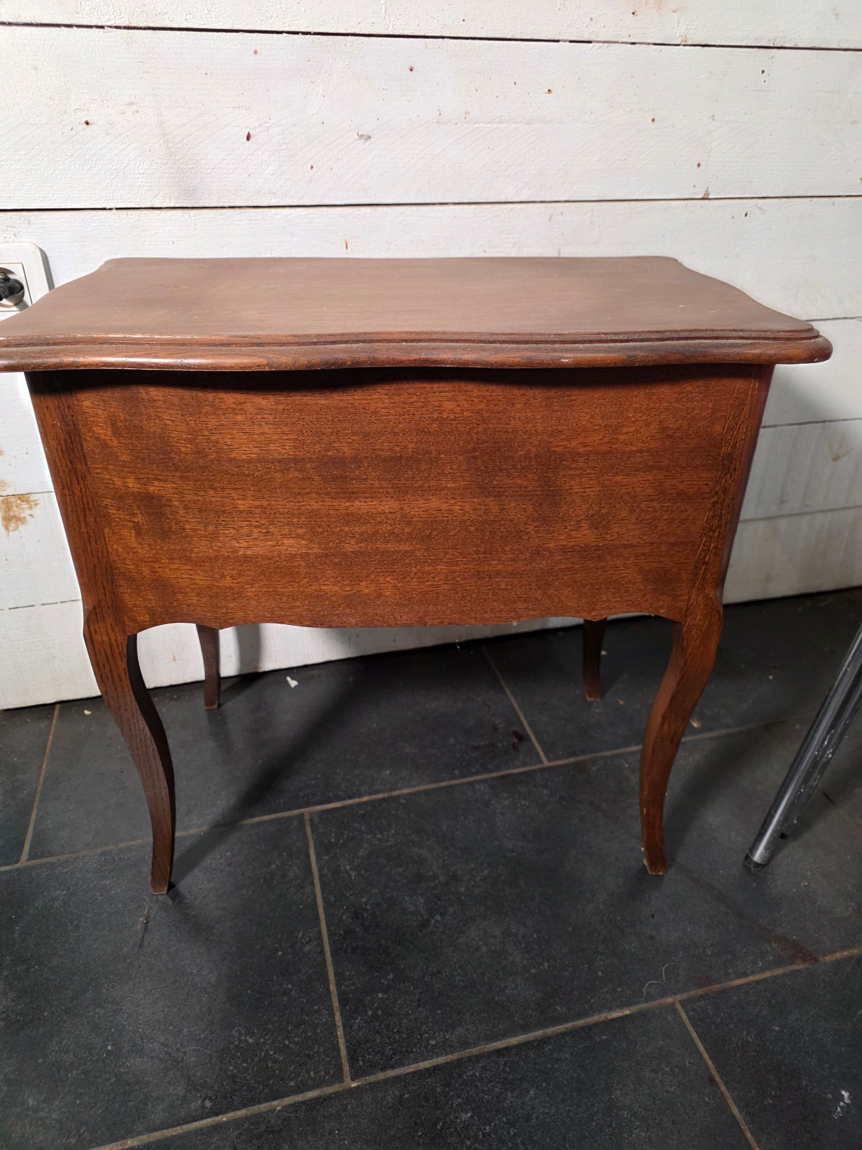 Oak bedside table in Louis XV style