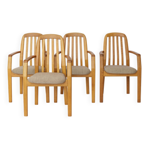 4 Fauteuils Dyrlund Vintage - milieu danois