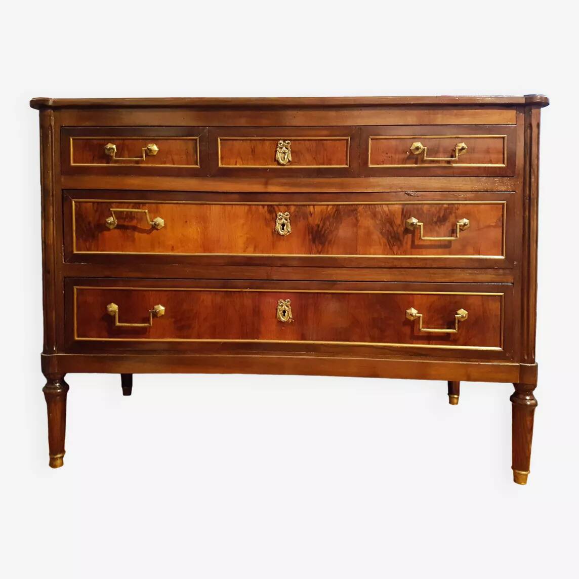 Louis XVI mahogany commode
