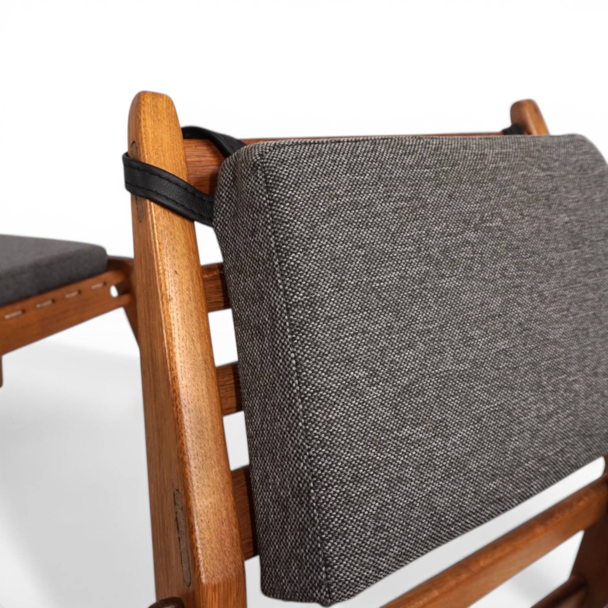 Hunting Chair lounge chair with ottoman by Heinz Heger for PGH Erzgebirgisc