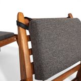 Hunting Chair lounge chair with ottoman by Heinz Heger for PGH Erzgebirgisc