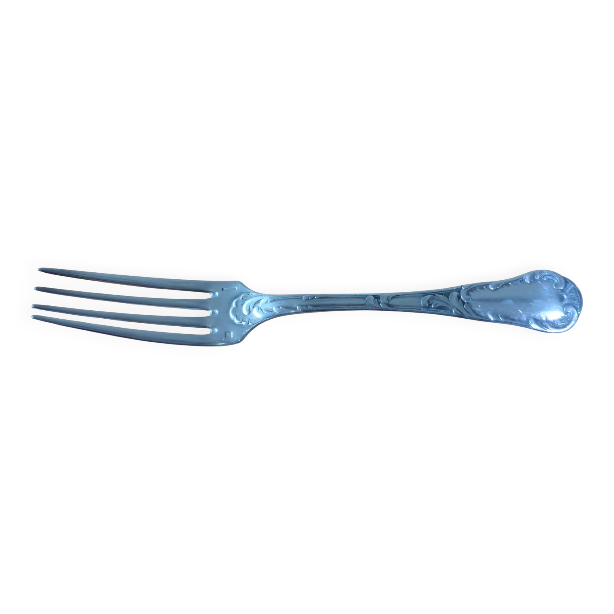 Silver-plated metal fork Christofle 240556