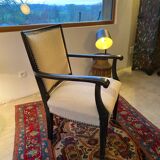 Directory armchair in terry cloth