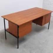 Minimalist freestanding desk by Günter Renkel for REGO, 1960s