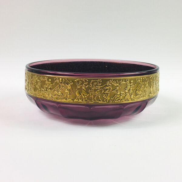 Ensemble Art Déco En Verre Allemand De Walther & Sohne, Années 1950